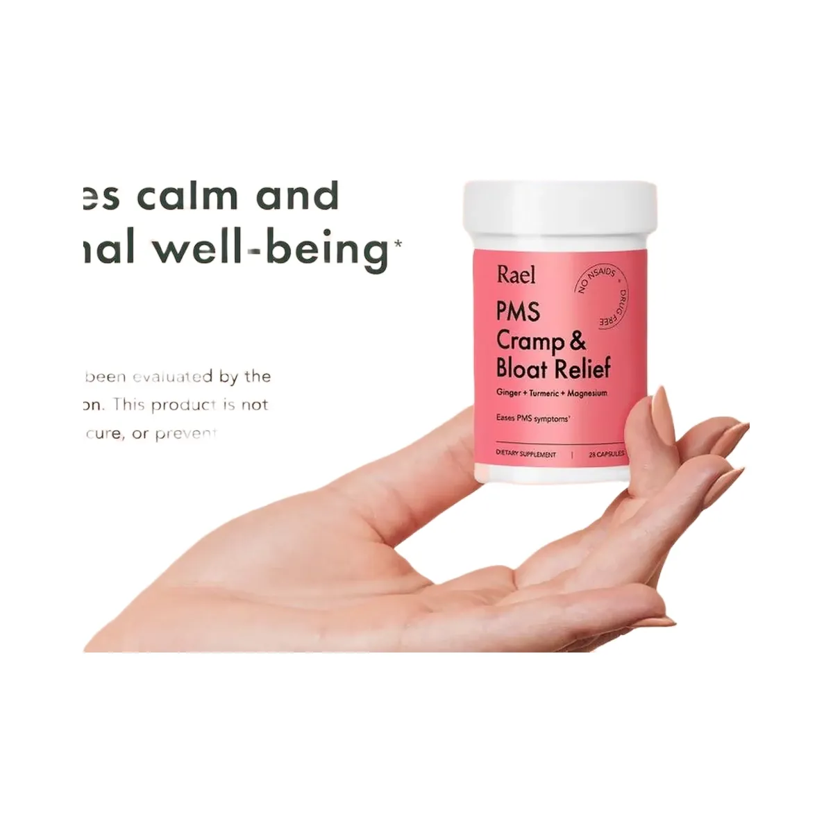 Rael PMS Cramp & Bloat Supplement