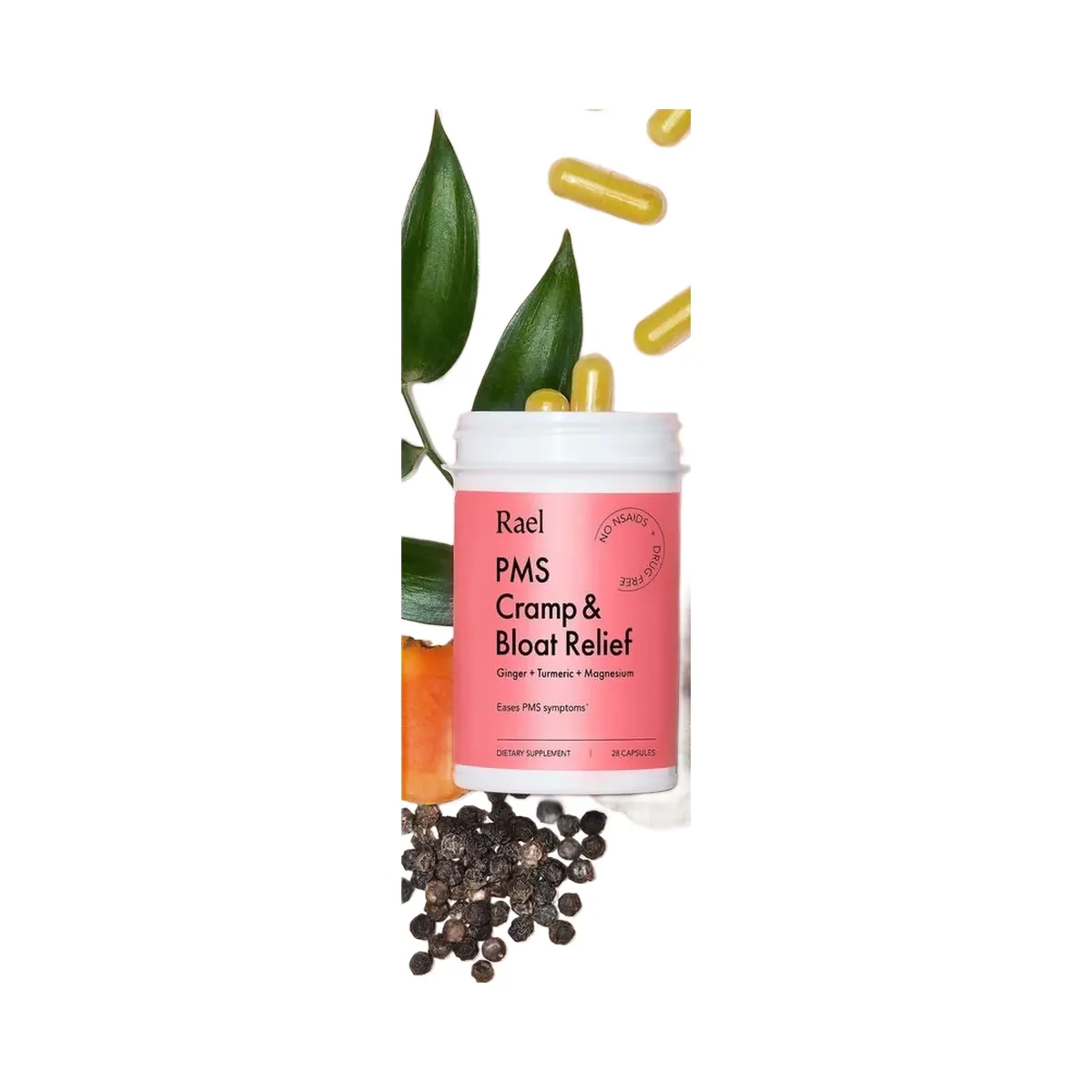 Rael PMS Cramp & Bloat Supplement