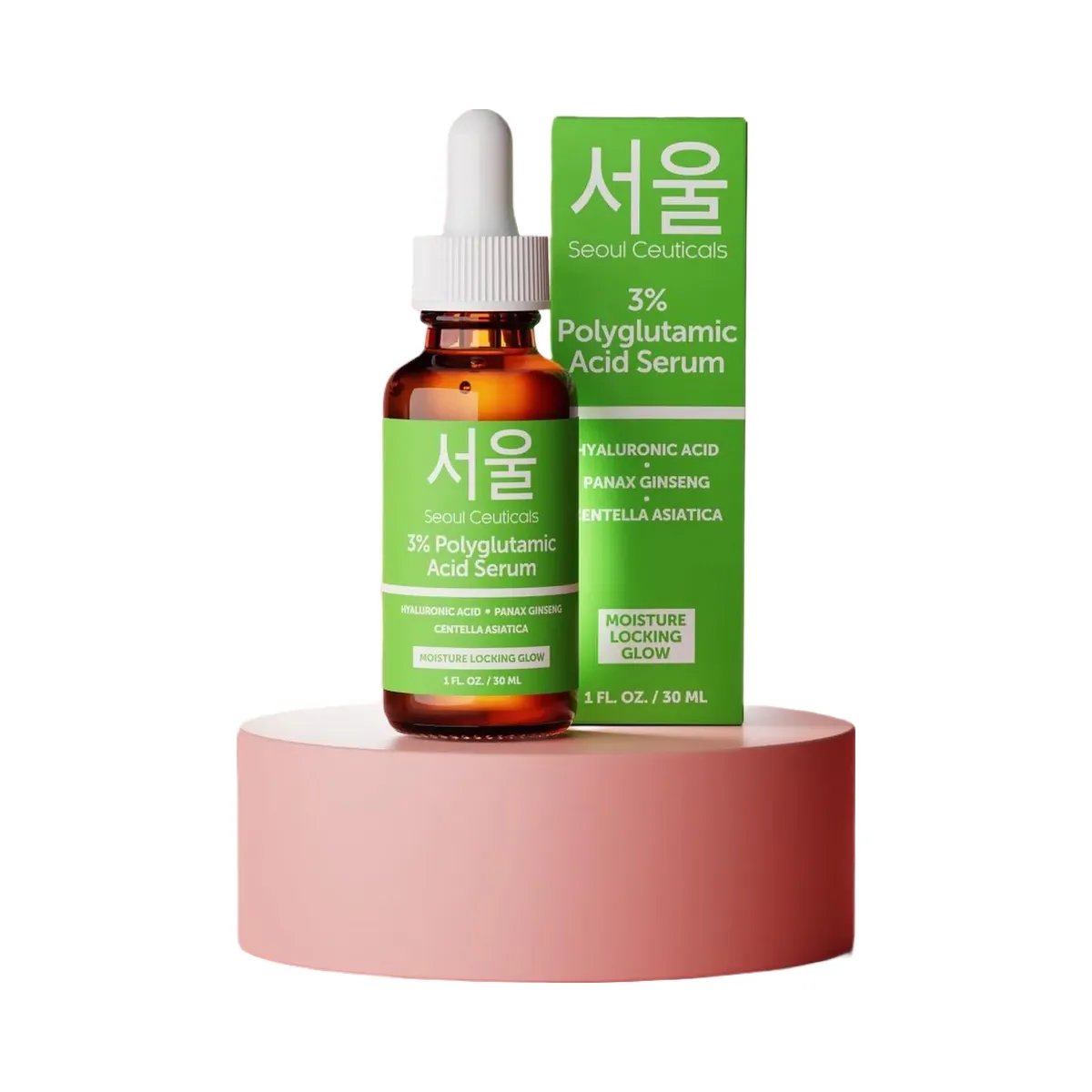 Seoul Ceuticals Korean Skin Care 3% Polyglutaimic Acid Serum