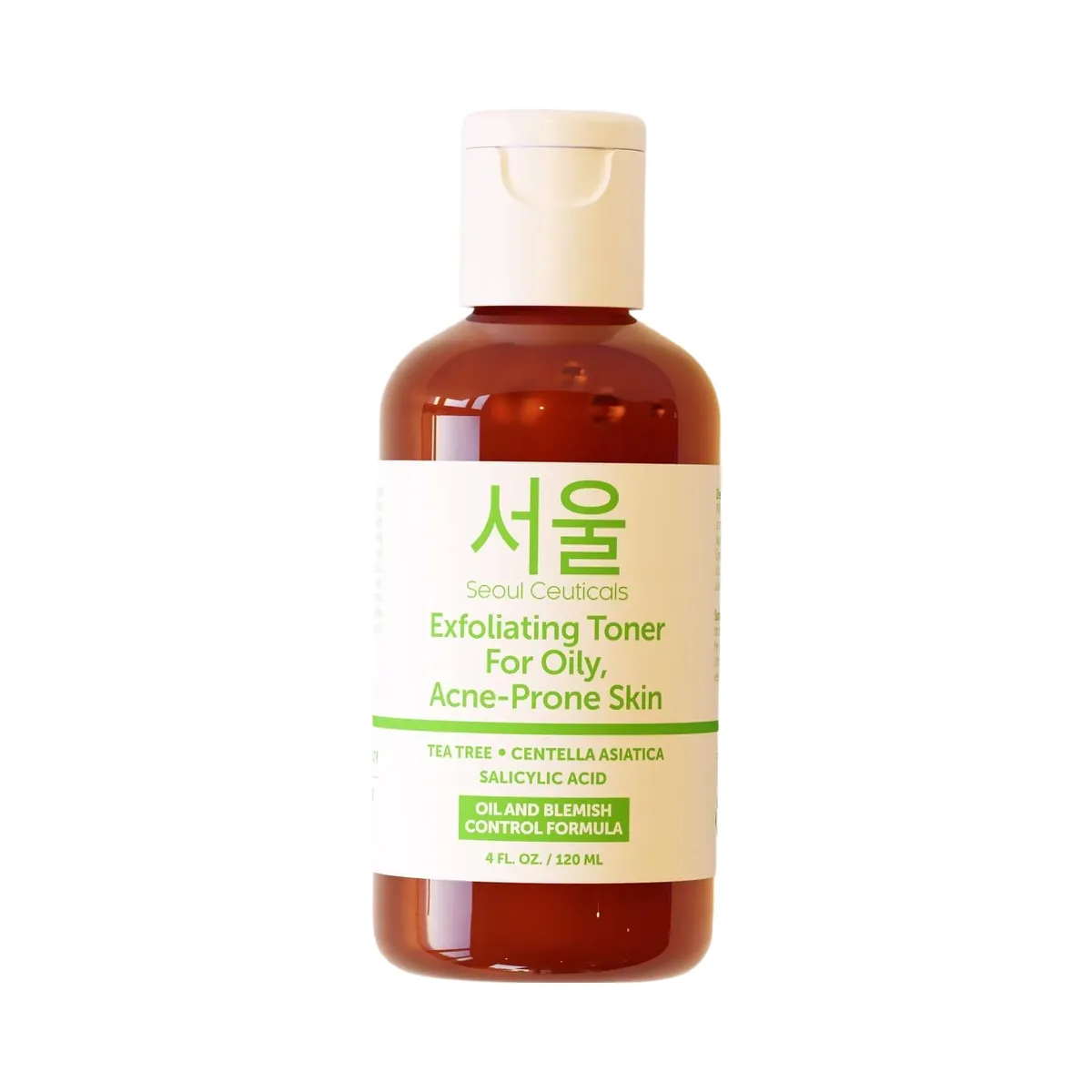 Seoul Ceuticals Korean Skin Care Exfoliating Toner for Oily Acne-Prone Skin