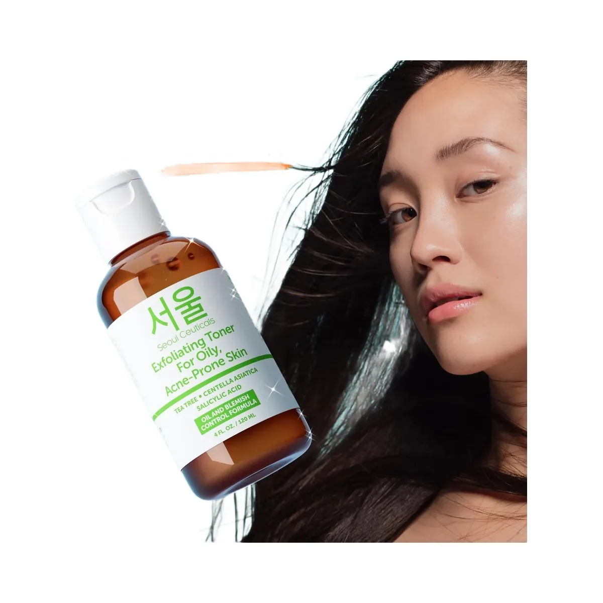 Seoul Ceuticals Korean Skin Care Exfoliating Toner for Oily Acne-Prone Skin
