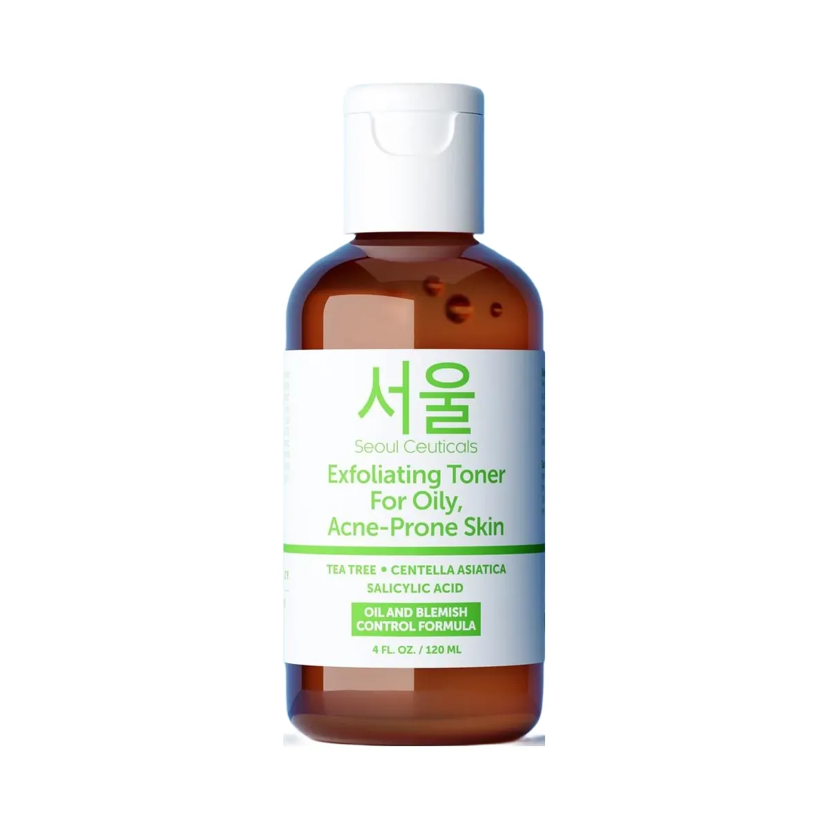 Seoul Ceuticals Korean Skin Care Exfoliating Toner for Oily Acne-Prone Skin