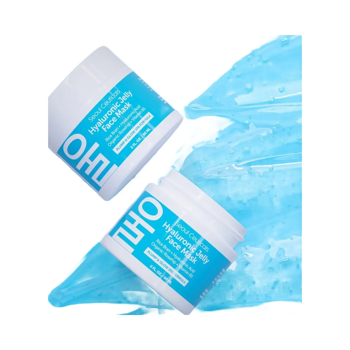 Seoul Ceuticals Korean Skin Care Hyaluronic Jelly Face Mask