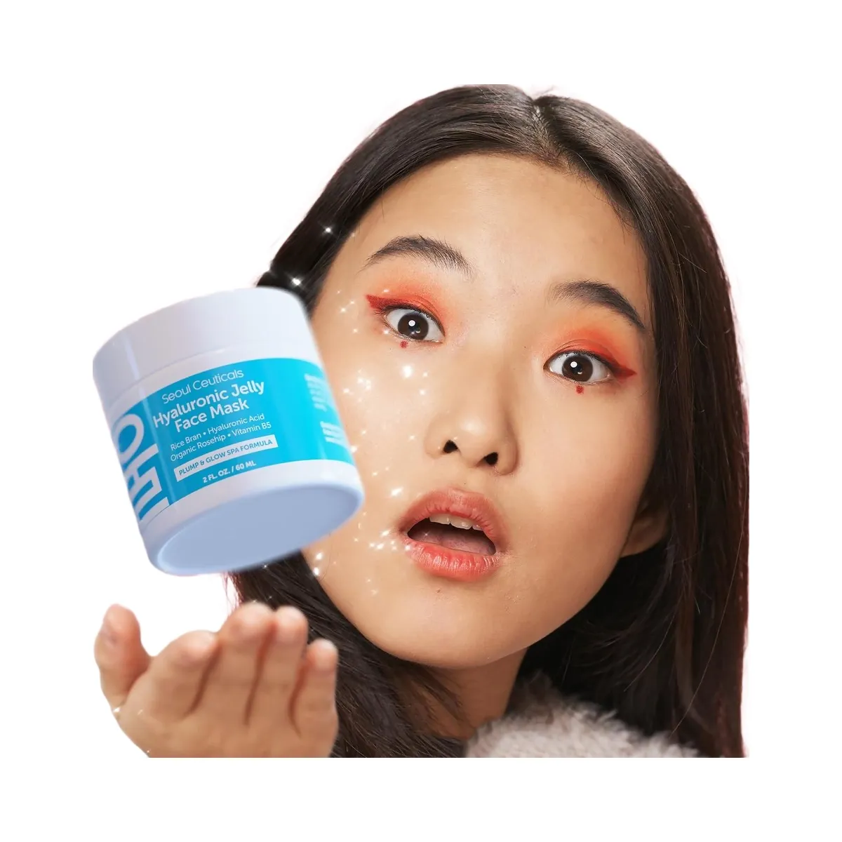 Seoul Ceuticals Korean Skin Care Hyaluronic Jelly Face Mask