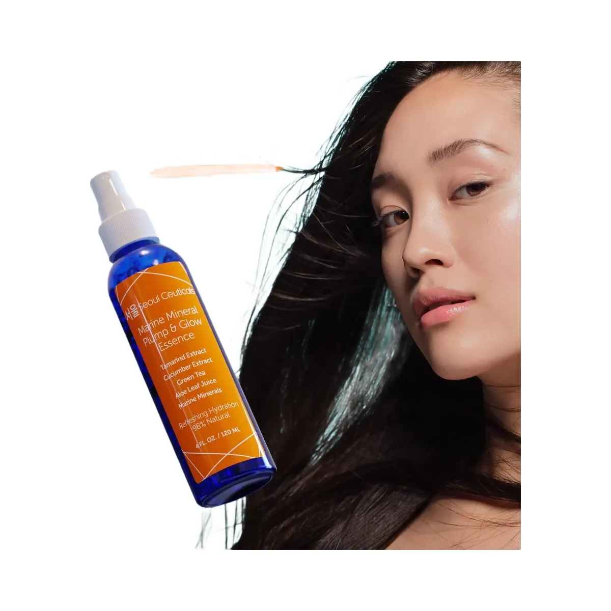 Seoul Ceuticals Korean Skin Care Marine Mineral Pump & Glow Essence