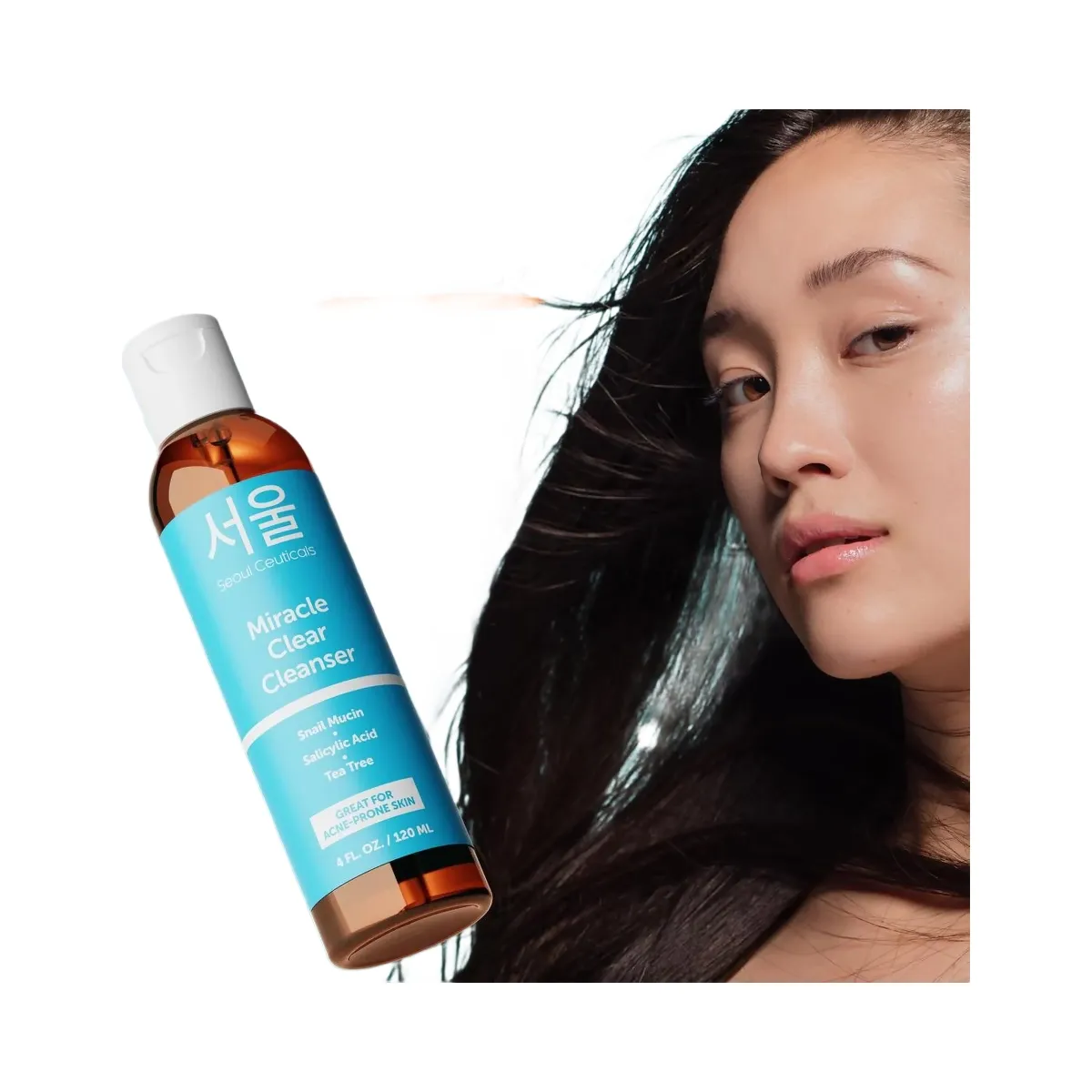 Seoul Ceuticals Korean Skin Care Miracle Clear Cleanser