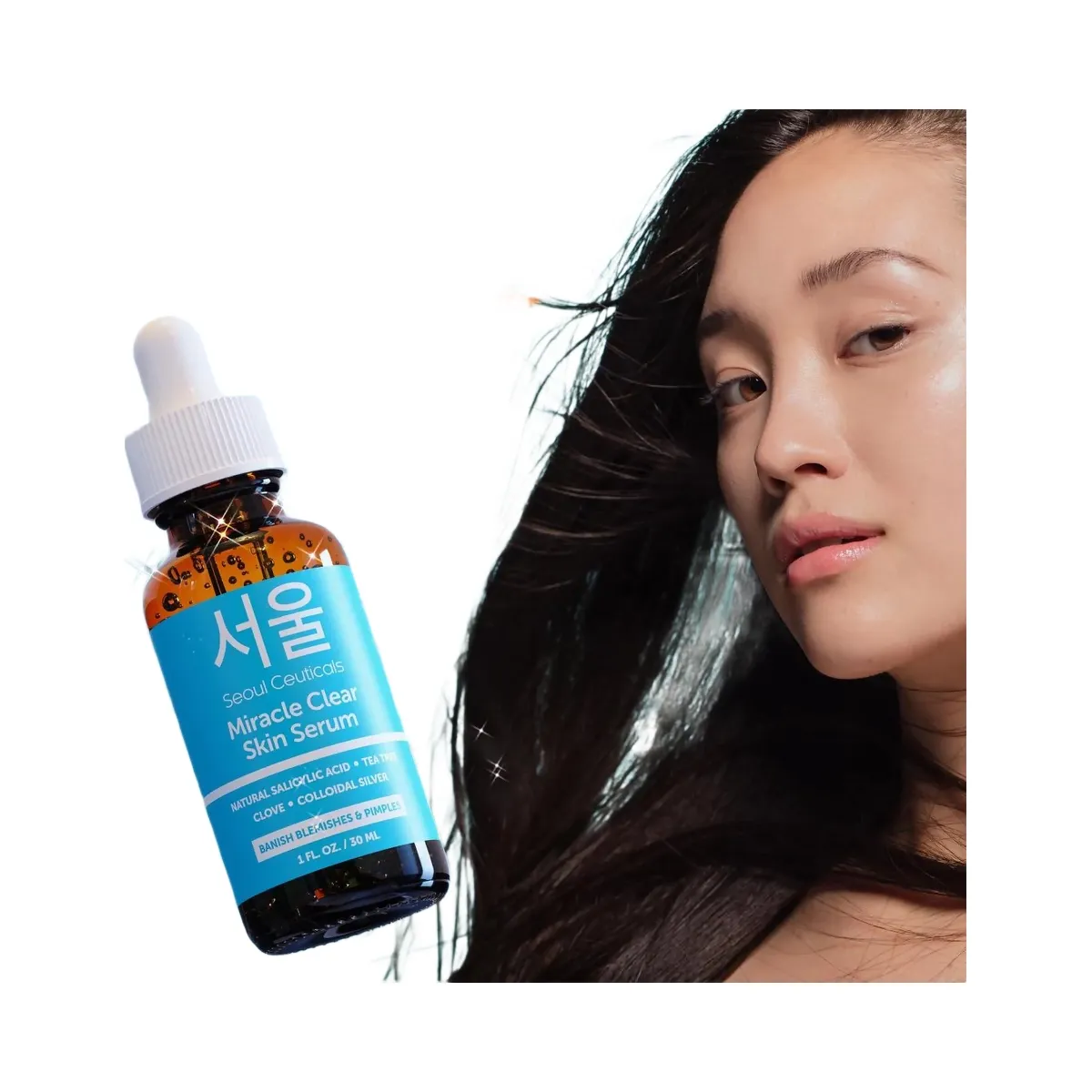 Seoul Ceuticals Korean Skin Care Miracle Clear Skin Serum