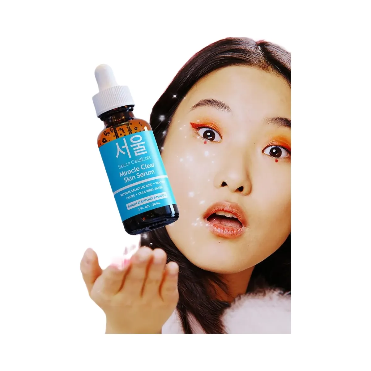 Seoul Ceuticals Korean Skin Care Miracle Clear Skin Serum