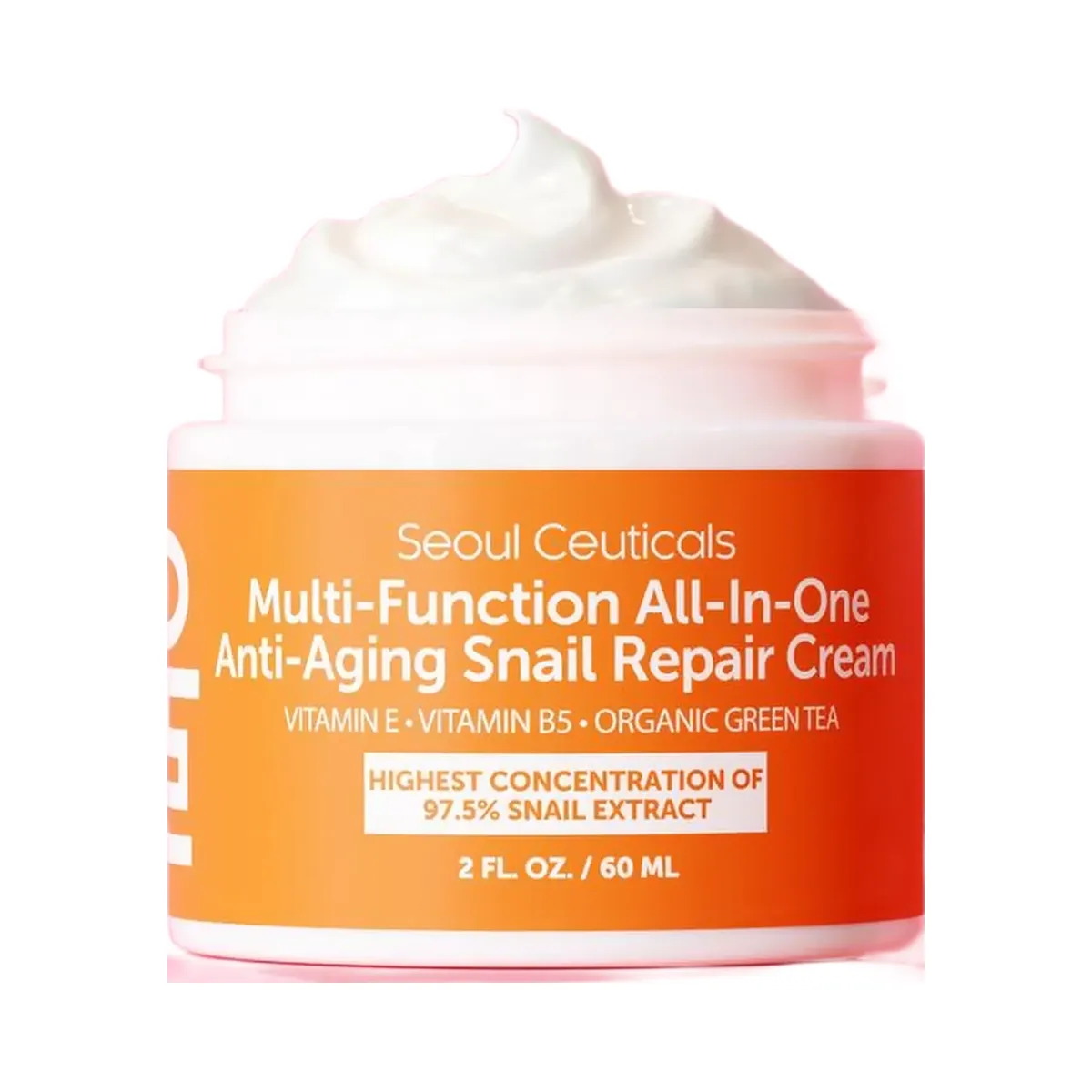 Seoul Ceuticals Korean Skin Care Multi-Function All-In-One Anti-Aging Snail Repair Cream