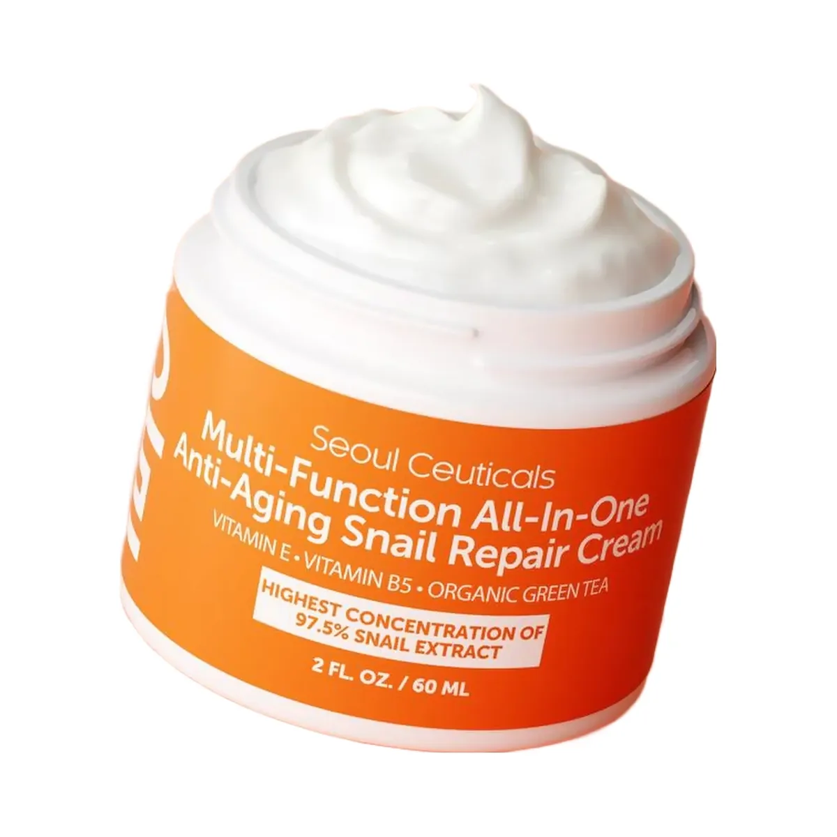 Seoul Ceuticals Korean Skin Care Multi-Function All-In-One Anti-Aging Snail Repair Cream