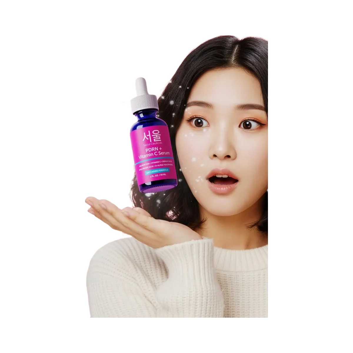 Seoul Ceuticals Korean Skin Care PDRN + Vitamin C Serum