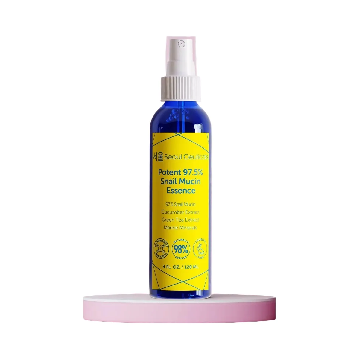 Seoul Ceuticals Korean Skin Care Potent 97.5% Snail Mucin Essence