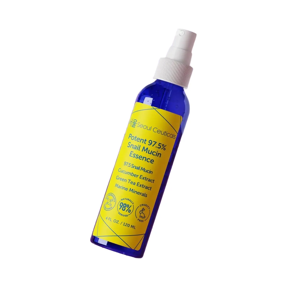 Seoul Ceuticals Korean Skin Care Potent 97.5% Snail Mucin Essence