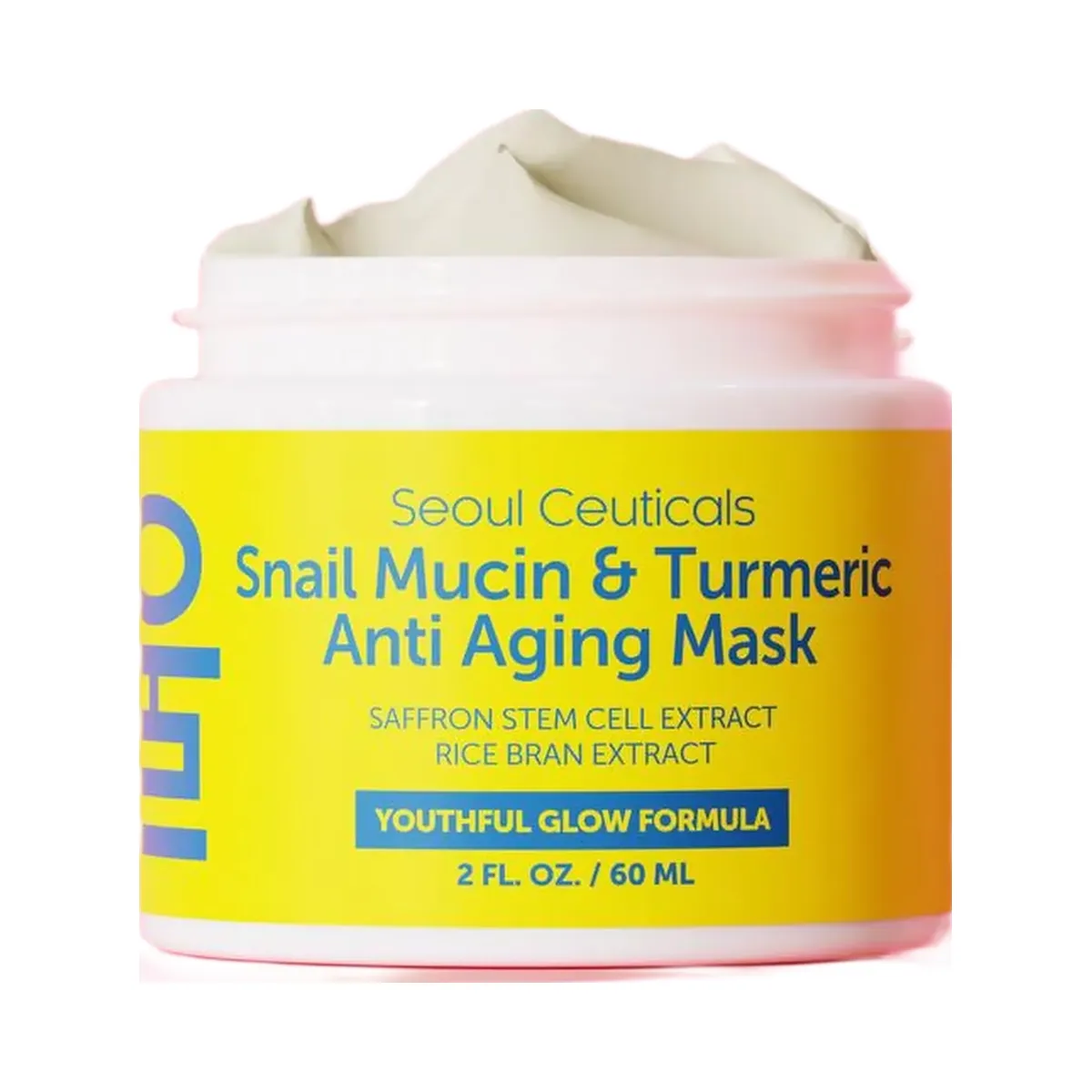 Seoul Ceuticals Korean Skin Care Snail Mucin & Turmeric Anti Aging Mask