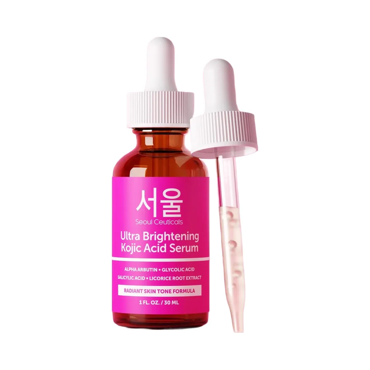 Seoul Ceuticals Korean Skin Care Ultra Brightening Kojic Acid Serum