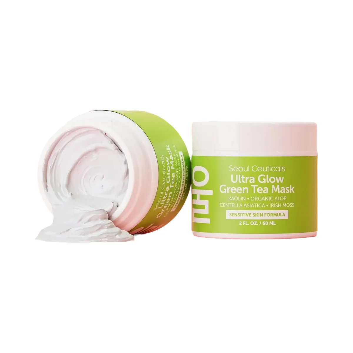 Seoul Ceuticals Korean Skin Care Ultra Glow Green Tea Mask