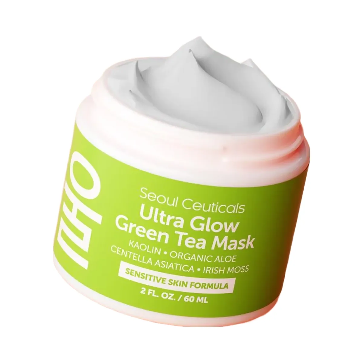 Seoul Ceuticals Korean Skin Care Ultra Glow Green Tea Mask
