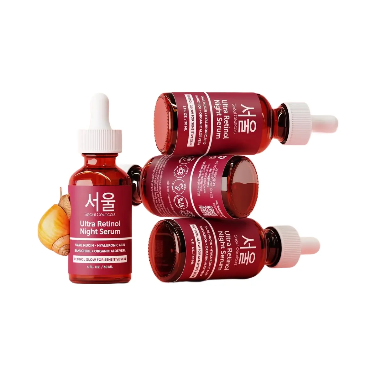 Seoul Ceuticals Korean Skin Care Ultra Retinol Night Serum