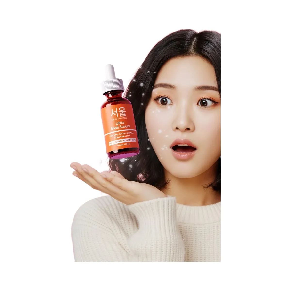Seoul Ceuticals Korean Skin Care Ultra Snail Serum
