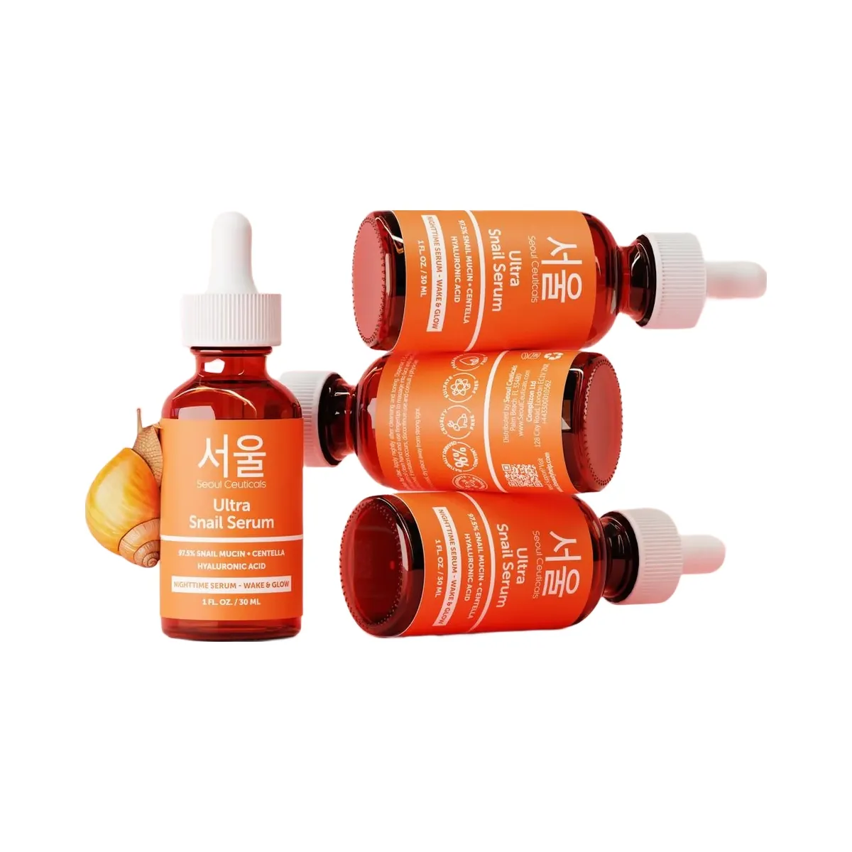 Seoul Ceuticals Korean Skin Care Ultra Snail Serum