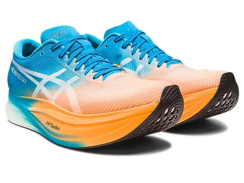 Asics Metaspeed Sky+ Orange Pop/Island Blue | Hype Fly India