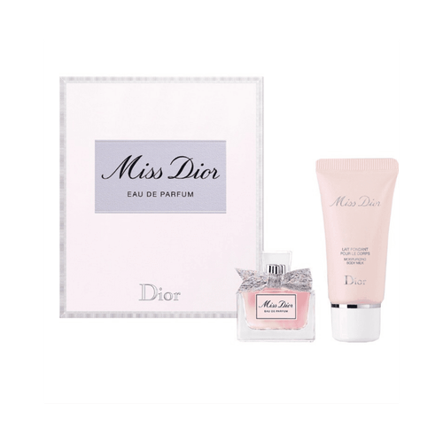 Miss Dior Perfume and Lotion Mini Gift Set (Perfume 5 ML/ Lotion 0.67 Fl Oz)