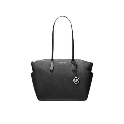 Michael Kors Marilyn Medium Saffiano Leather Tote Bag Black