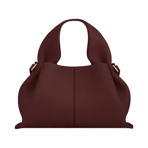 Polene Numero Neuf Mini Textured Black Cherry