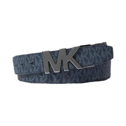 Michael Kors 4-in-1 Signature Logo Belt Box Set Admrl-Plblue
