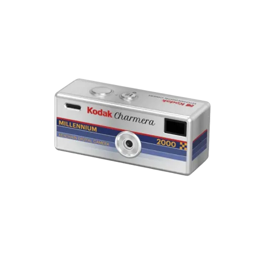 Kodak Charmera Millennium Keychain Digital Camera - White