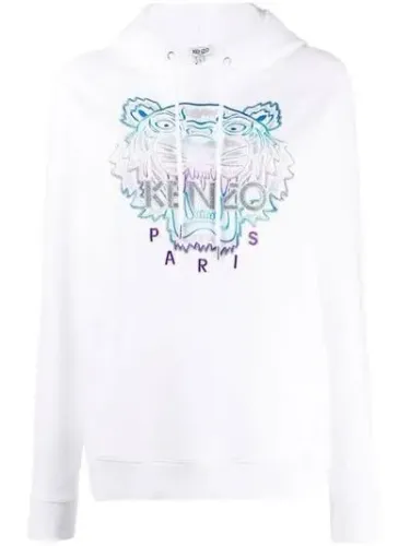 Kenzo Tiger Hoodie Holiday White