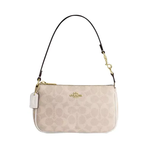 Coach Nolita 19 In Signature Canvas in Gold Sand Chalk