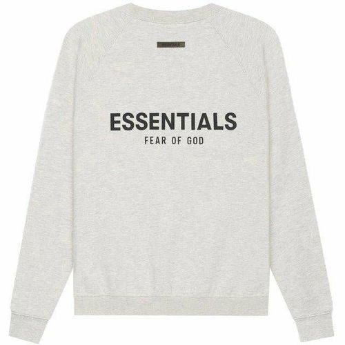 Buy Fog Essentials Pullover Crewneck Light Heather Oatmeal now