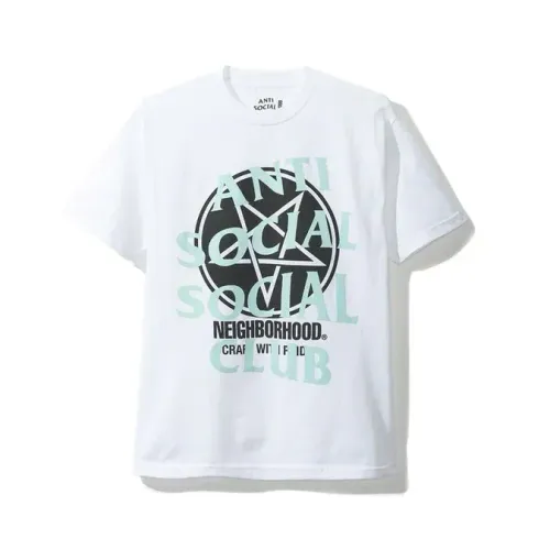 Anti Social Social Club x Neighborhood Filth Fury T-Shirt 'White