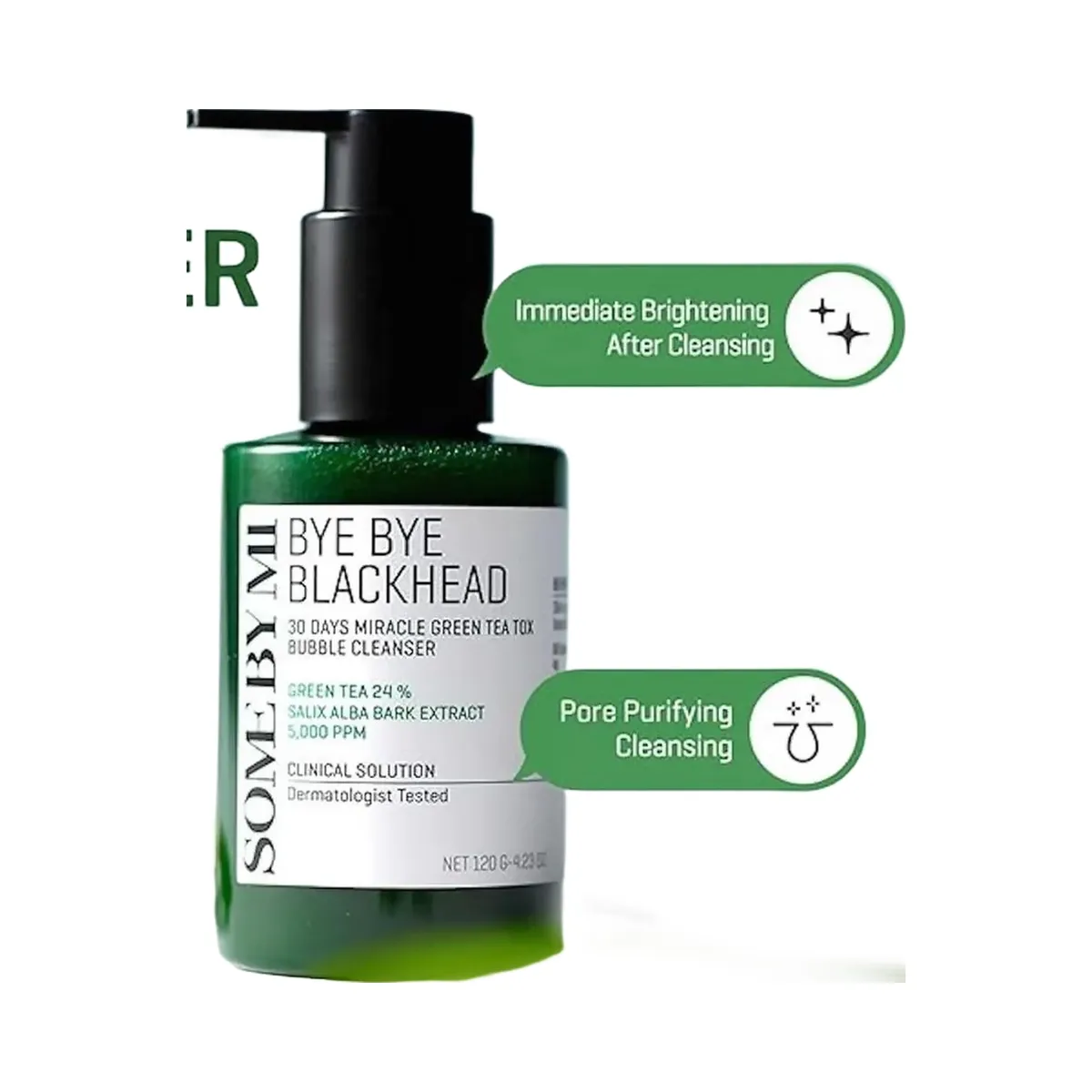 SOME BY MI Bye Bye Blackhead Green Tea Tox Bubble Cleanser