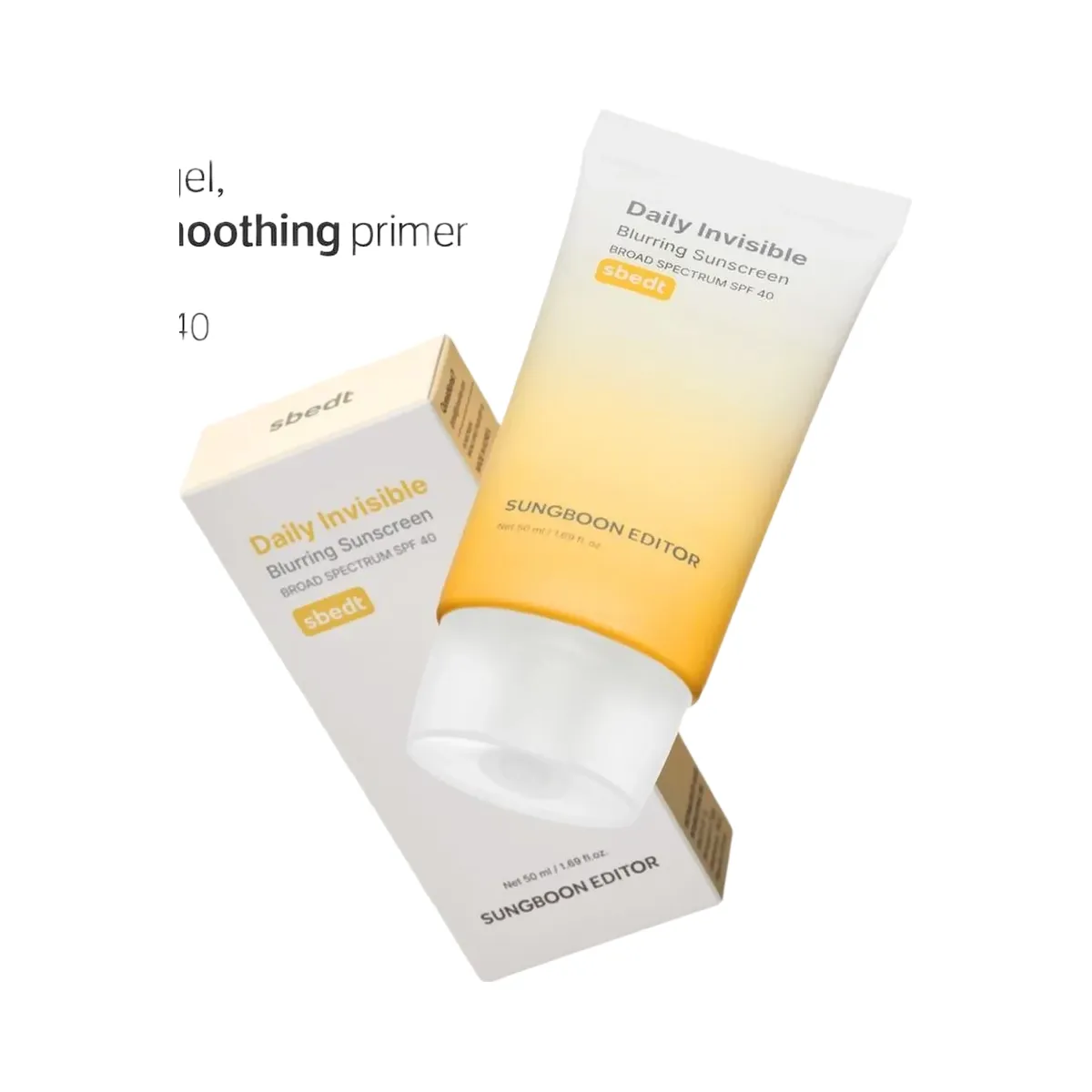 SUNGBOON EDITOR Daily Invisible Blurring Sunscreen SPF 40