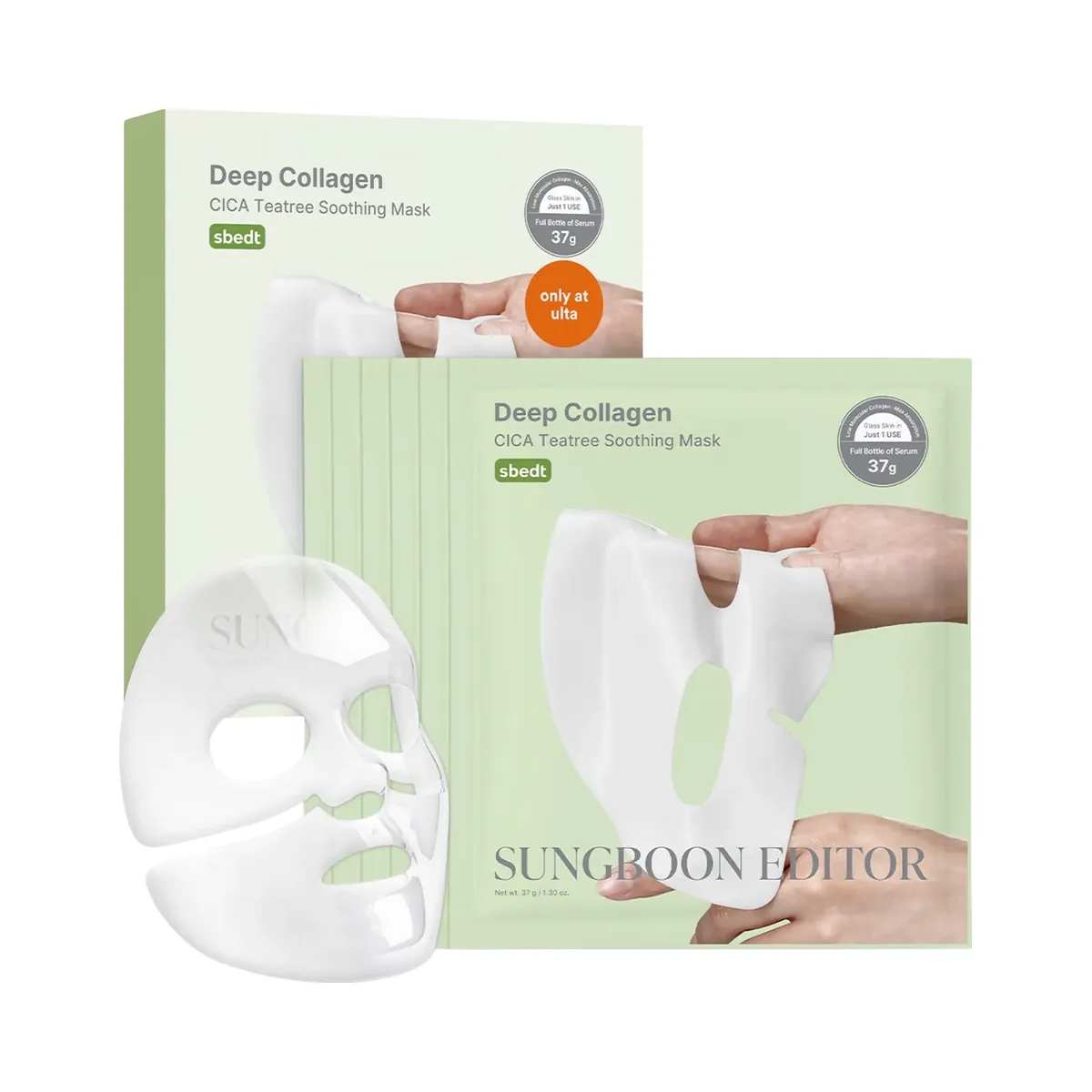 SUNGBOON EDITOR Deep Collagen CICA Teatree Soothing Mask
