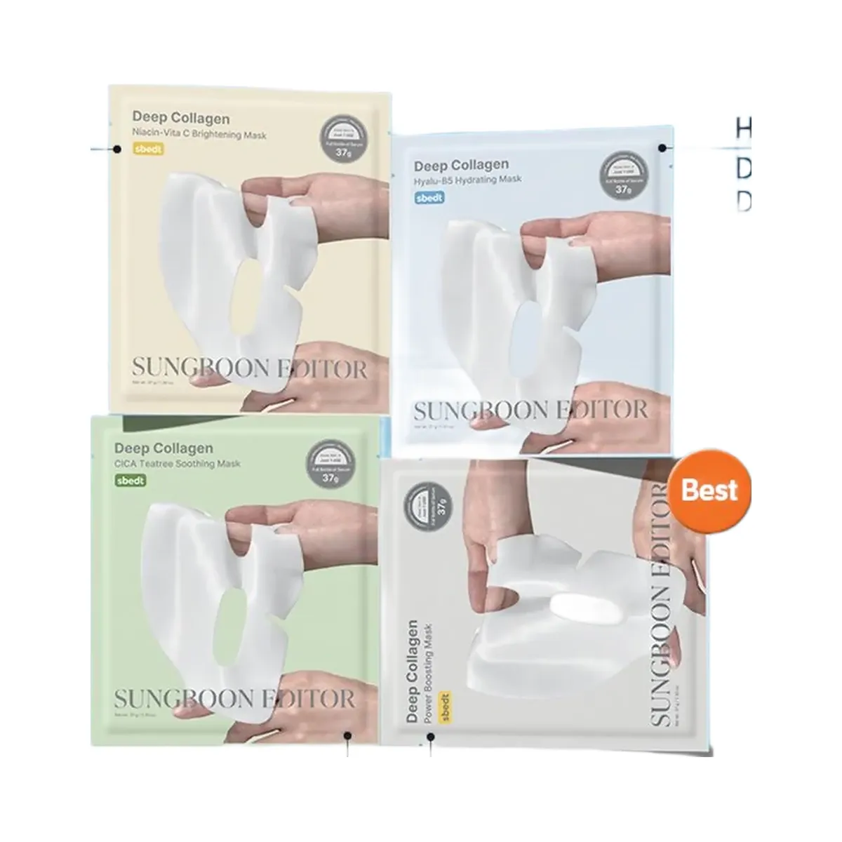 SUNGBOON EDITOR Deep Collagen Mask Discovery Set