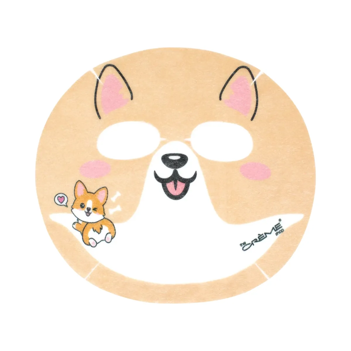 The Crème Shop Be Juicy, Skin! Animated Corgi Face Mask