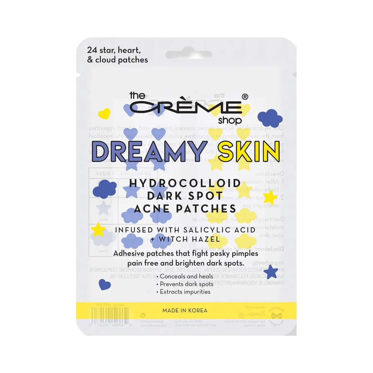 The Crème Shop Dreamy Skin Hydrocolloid Dark Spot Acne Patches