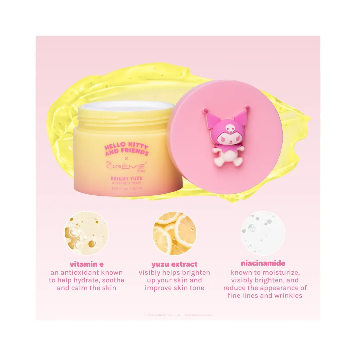 The Crème Shop Hello Kitty and Friends Bright Yuzu Jelly Overnight Mask