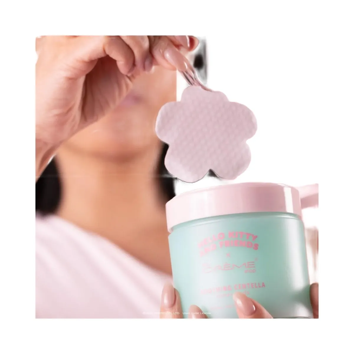The Crème Shop Hello Kitty and Friends Soothing Centella Smooth Toner Pads