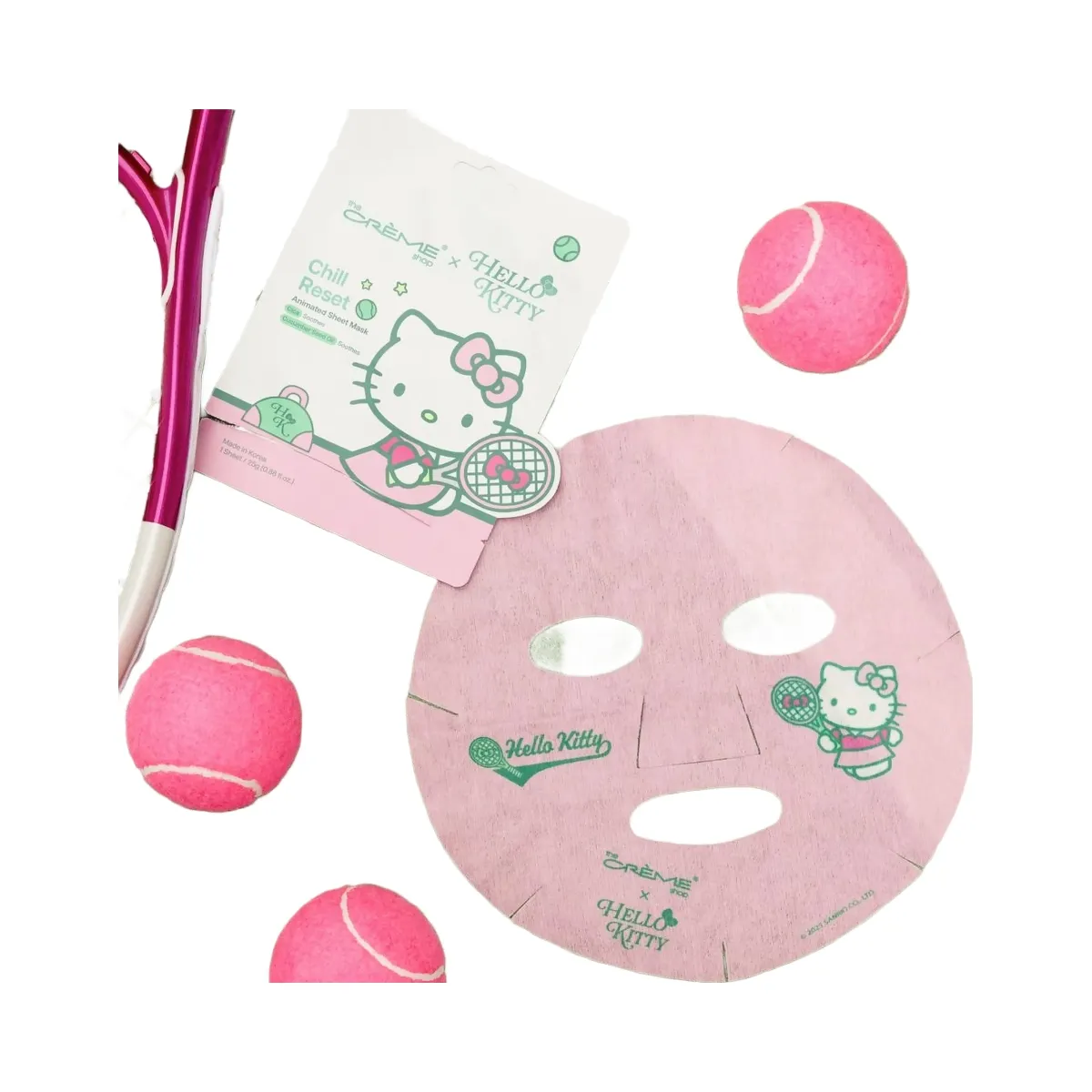 The Crème Shop Hello Kitty Chill Reset Printed Essence Sheet Mask