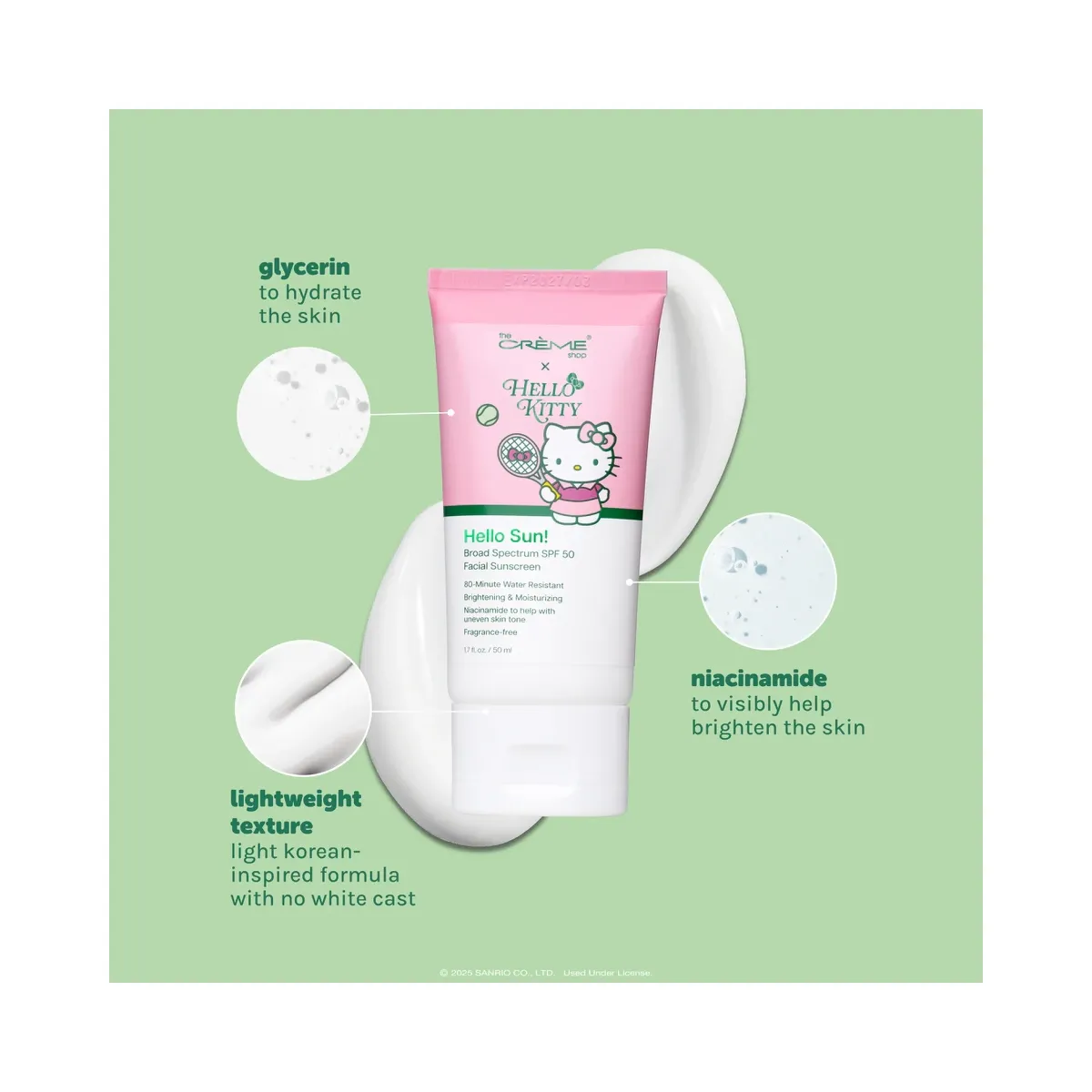 The Crème Shop Hello Kitty Hello Sun Chemical Sunscreen