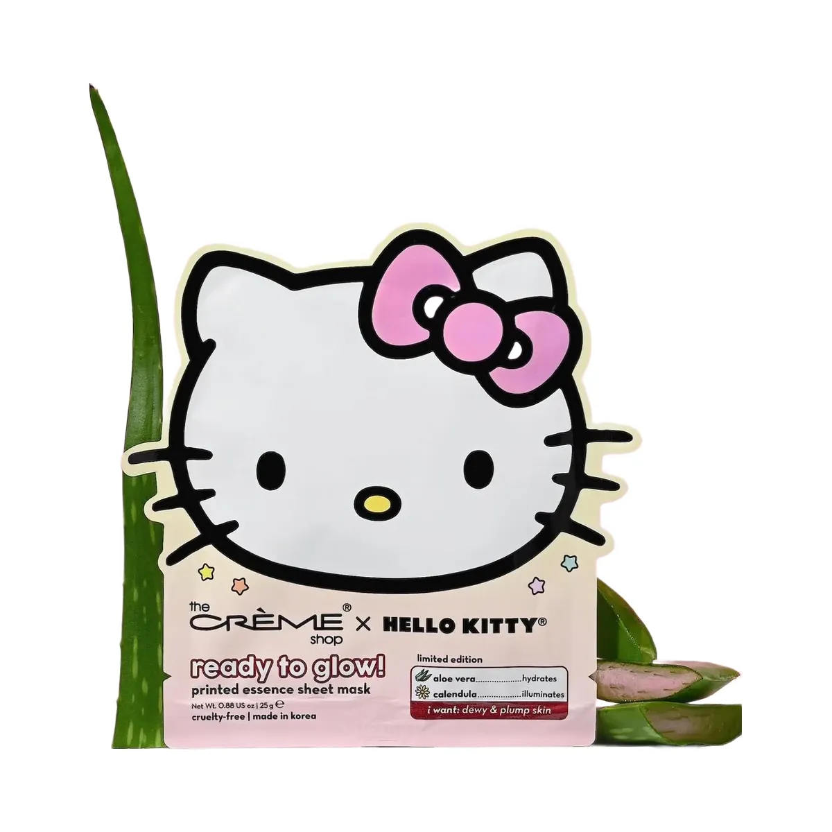 The Crème Shop Hello Kitty Ready to Glow! Printed Essence Sheet Mask