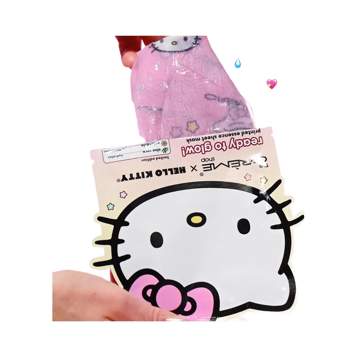 The Crème Shop Hello Kitty Ready to Glow! Printed Essence Sheet Mask