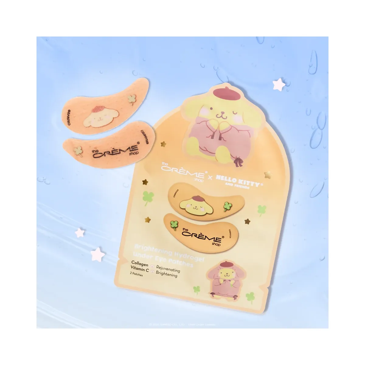 The Crème Shop Pompompurin Hydrogel Under Eye Patches