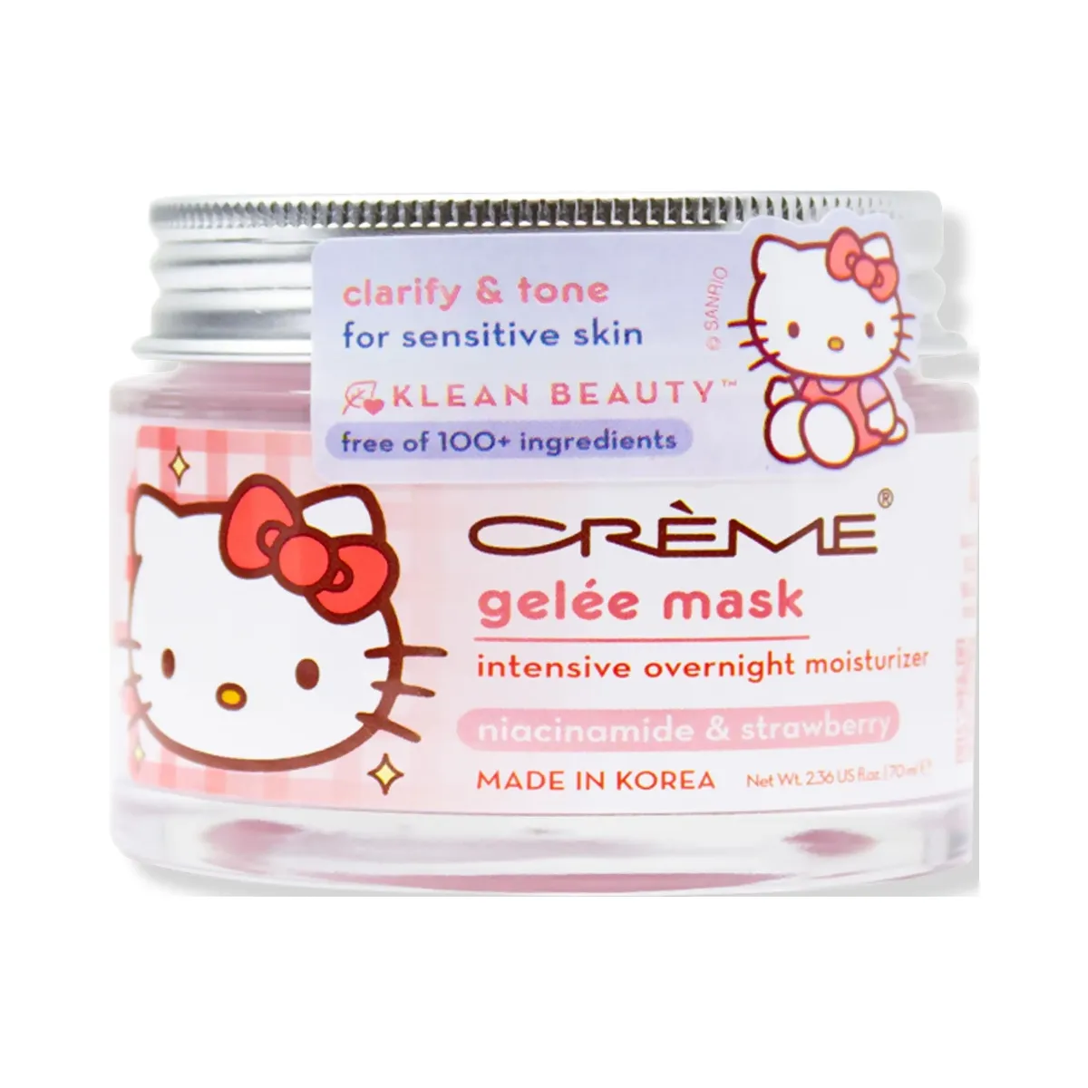 The Crème Shop Sanrio Hello Kitty Klean Beauty Intensive Overnight Moisture Gelee Mask