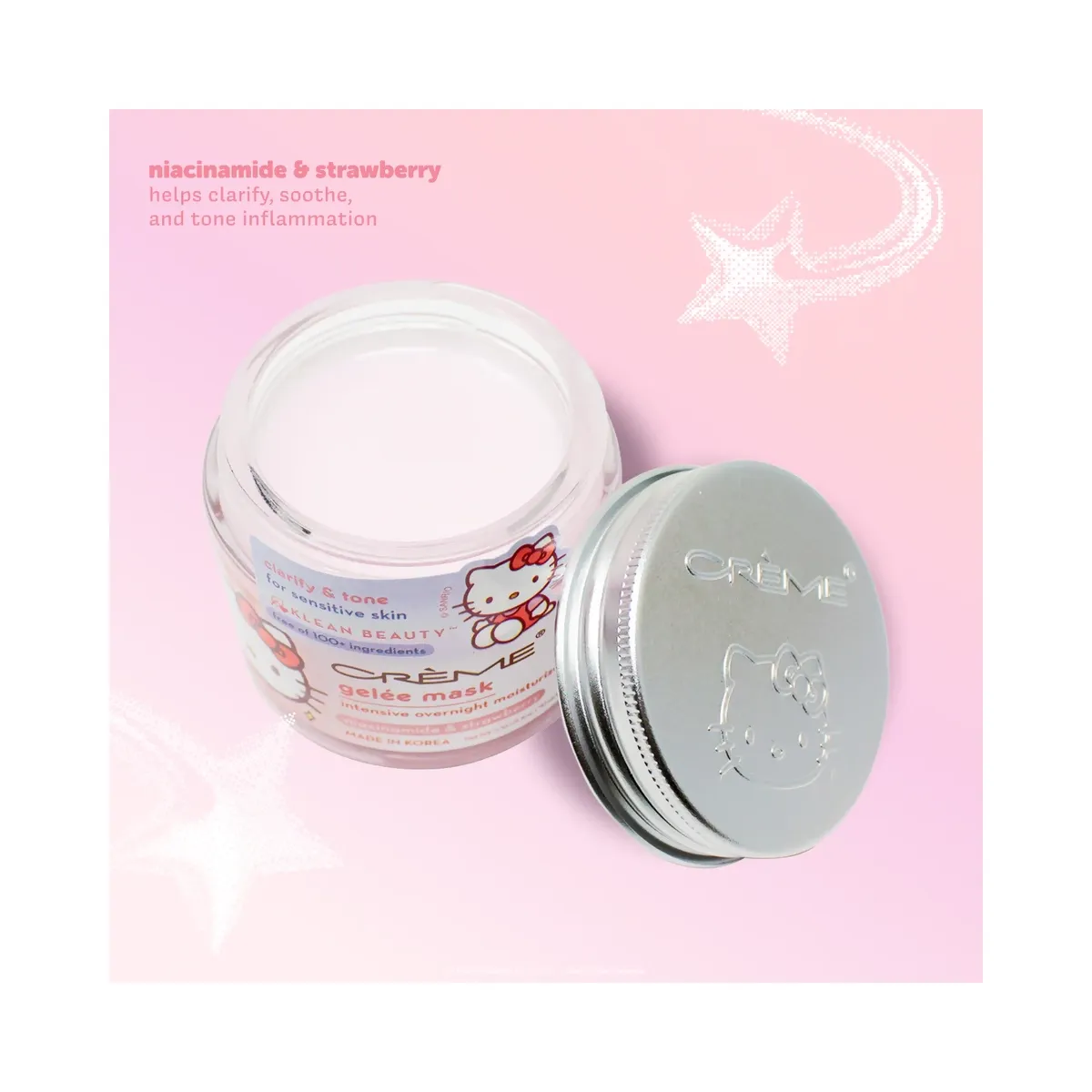 The Crème Shop Sanrio Hello Kitty Klean Beauty Intensive Overnight Moisture Gelee Mask