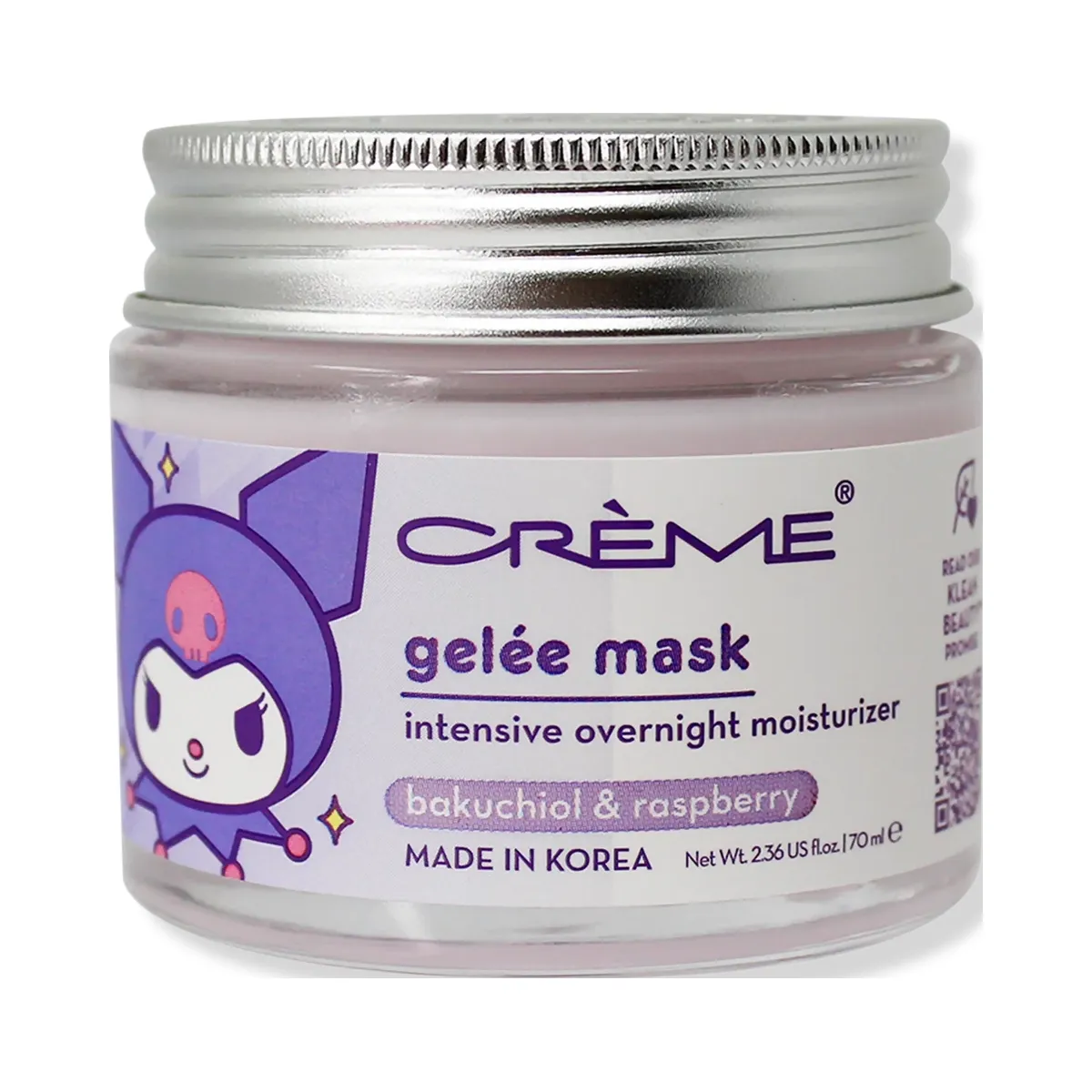 The Crème Shop Sanrio Kuromi Klean Beauty Intensive Overnight Moisture Gelee Mask